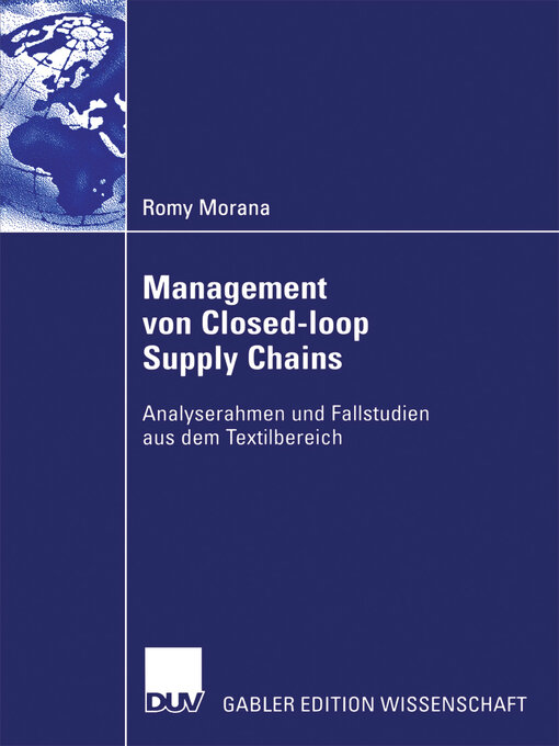 Cover image for Management von Closed-loop Supply Chains